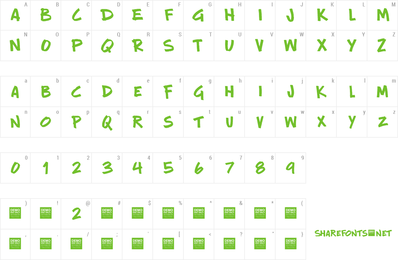 Font New Rules preview